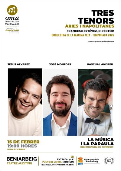 LA MÚSICA I LA PARAULA - OMA - ABONO TEMPORADA 2026