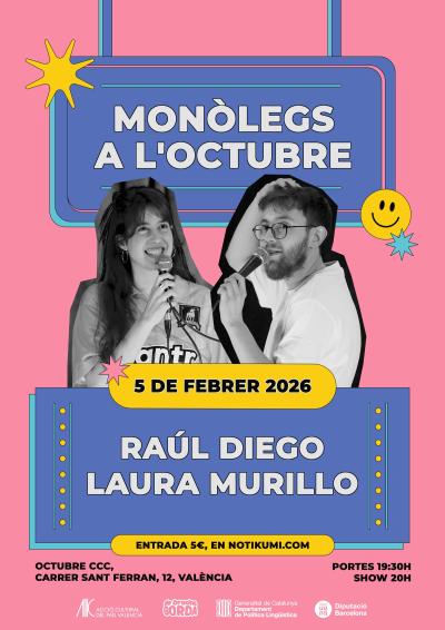 Raúl Diego i Laura Murillo / Monòlegs a l'Octubre