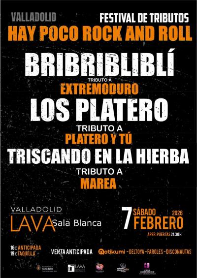 BRI BRI BLI BLI + LOS PLATERO + TRISCANDO EN LA HIERBA, en Valladolid