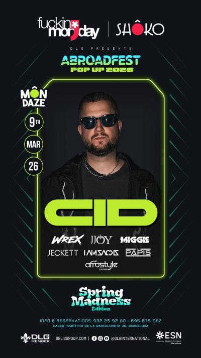 CID at Shôko | Mondaze MAR 9th