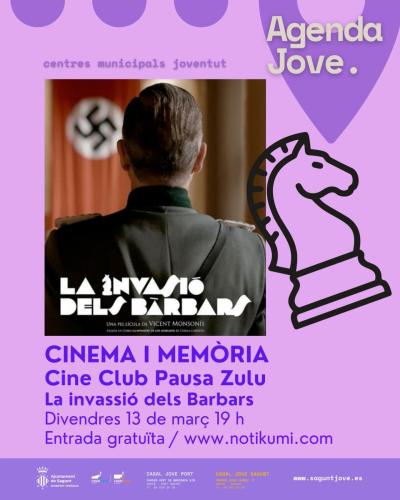 Projecció pel·lícula "La Invasió dels Bàrbars"