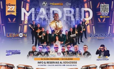 Los Hermanos Lebron Vs. La Suprema Corte Orquesta en Madrid, España 27 Marzo 2k26
