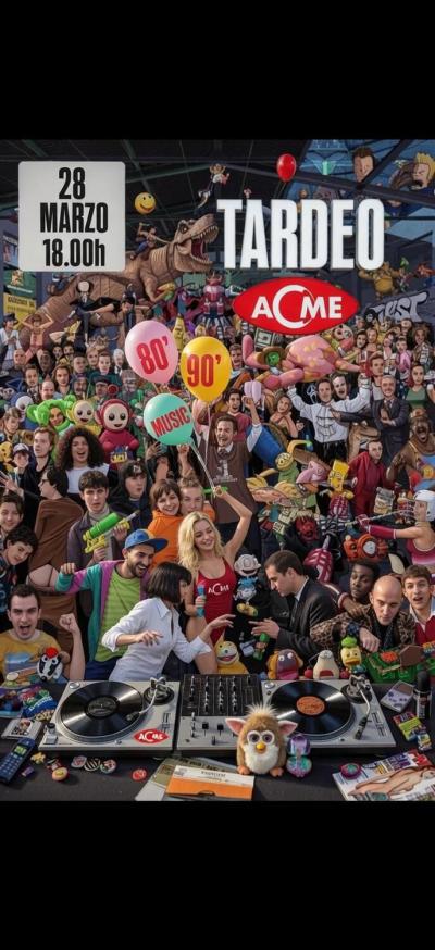 Vuelve el mejor TARDEO de Cerdanyola  el 28 de marzo en sala ACME TARDEO 80'90' el mejor ambiente y la mejor música