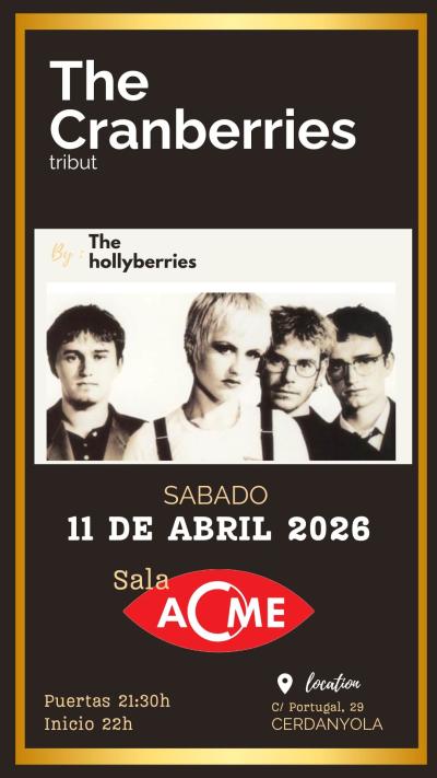 Llegan a ACME The hollyberries banda tributo a the Cranberries