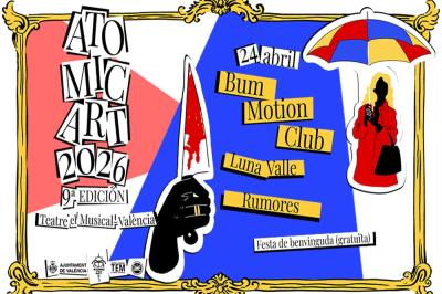IX FESTIVAL ATOMIC ART - BUM MOTION CLUB + LUNA VALLE + RUMORES