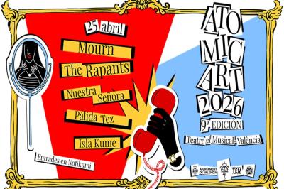 IX FESTIVAL ATOMIC ART - MOURN + PÁLIDA TEZ + NUESTRA SEÑORA + THE RAPANTS + ISLA KUME