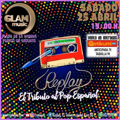 REPLAY (El tributo al Pop Español) en  GLAMmusic