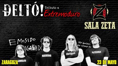 Deltó! Tributo a Extremoduro en Zaragoza