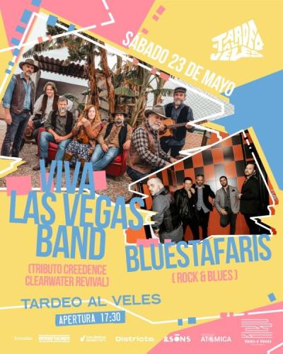 Viva las Vegas + Bluestafaris, Tardeo al Veles