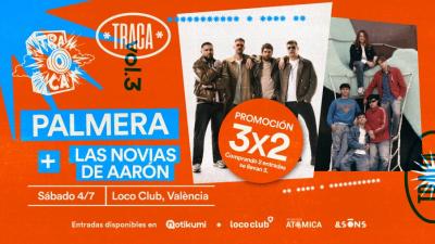 Palmera + Las Novias de Aarón en Loco Club (València) - TRACA 021