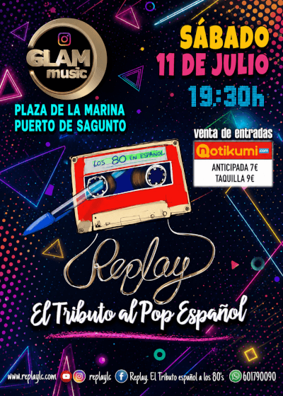 REPLAY en GLAMmusic