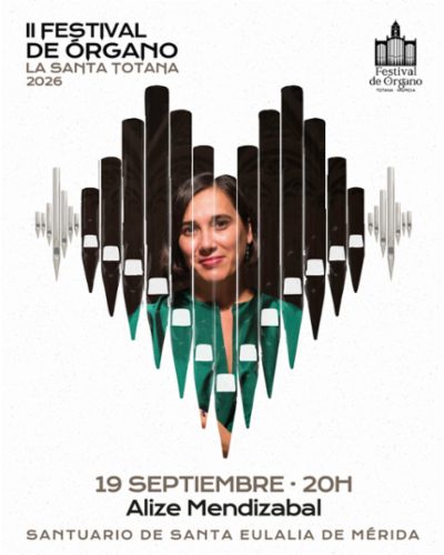 II Festival de Órgano de La Santa de Totana. Concierto de Alize Mendizabal
