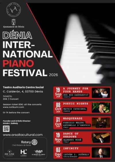 Noches poéticas: Mathis Cathignol-Dénia International Piano Festival