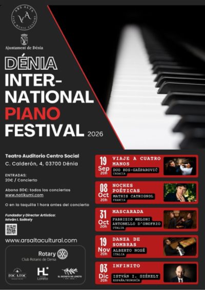 Noches poéticas: Mathis Cathignol-Dénia International Piano Festival