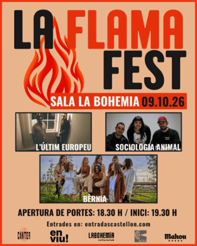 La Flama Fest en Castelló @La Bohemia