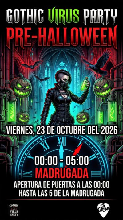 Gothic Virus Party - Prehalloween en Es Gremi Palma de Mallorca