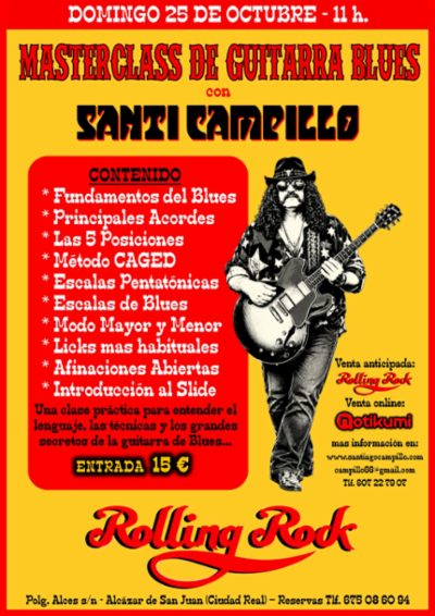 Masterclass de Santi Campillo en Alcázar de San Juan