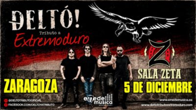 Deltó! Tributo a Extremoduro en Zaragoza