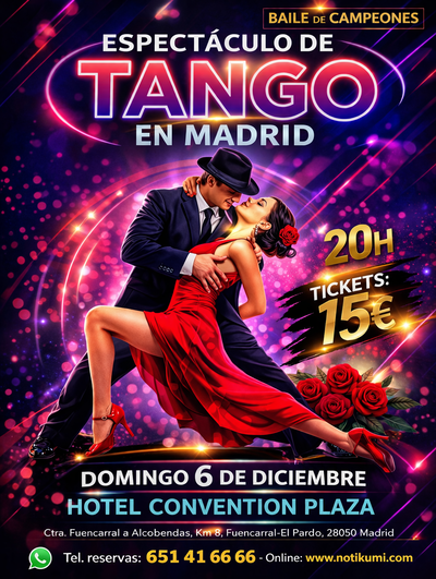 Espectáculo de Tango Baile de Campeones