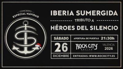 Iberia Sumergida tributo a Héroes del Silencio en Valencia